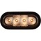 Buyers Products 6 Inch LED Oval Strobe Light with Amber LEDs and Clear Lens SL62CA - alternate 3